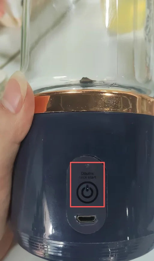 Licuadora Portátil KL, Botella Eléctrica con 6 Cuchillas, Licuadora Multifunción para Jugos Frescos, Smoothies, Hielo y Procesador de Alimentos